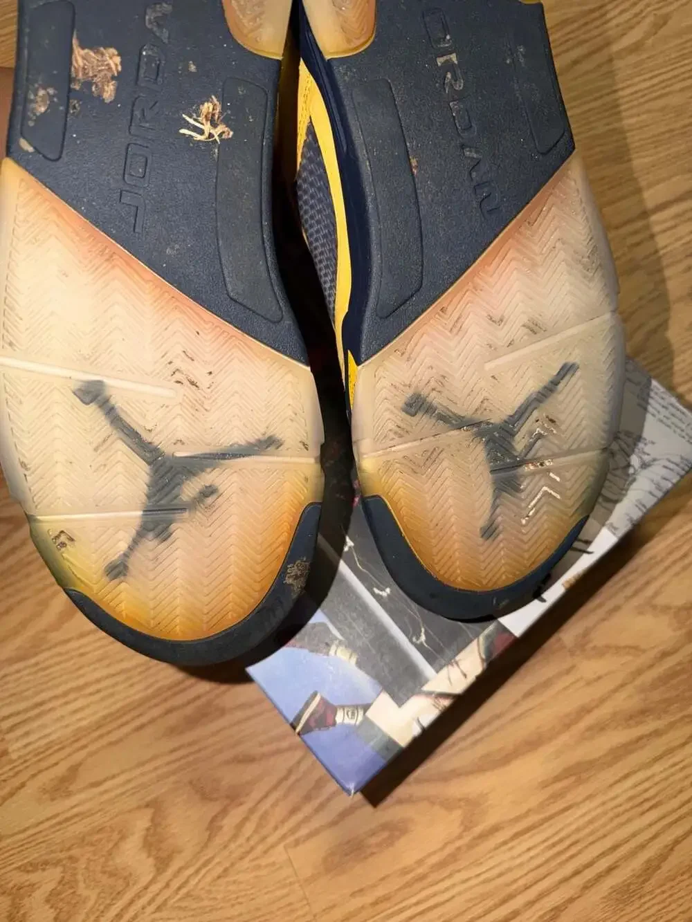 Air Jordan 5 Retro Michigan (2019) CQ9541-704‼️SHIP FAST‼️SZ 12M REPLACEMENT BOX